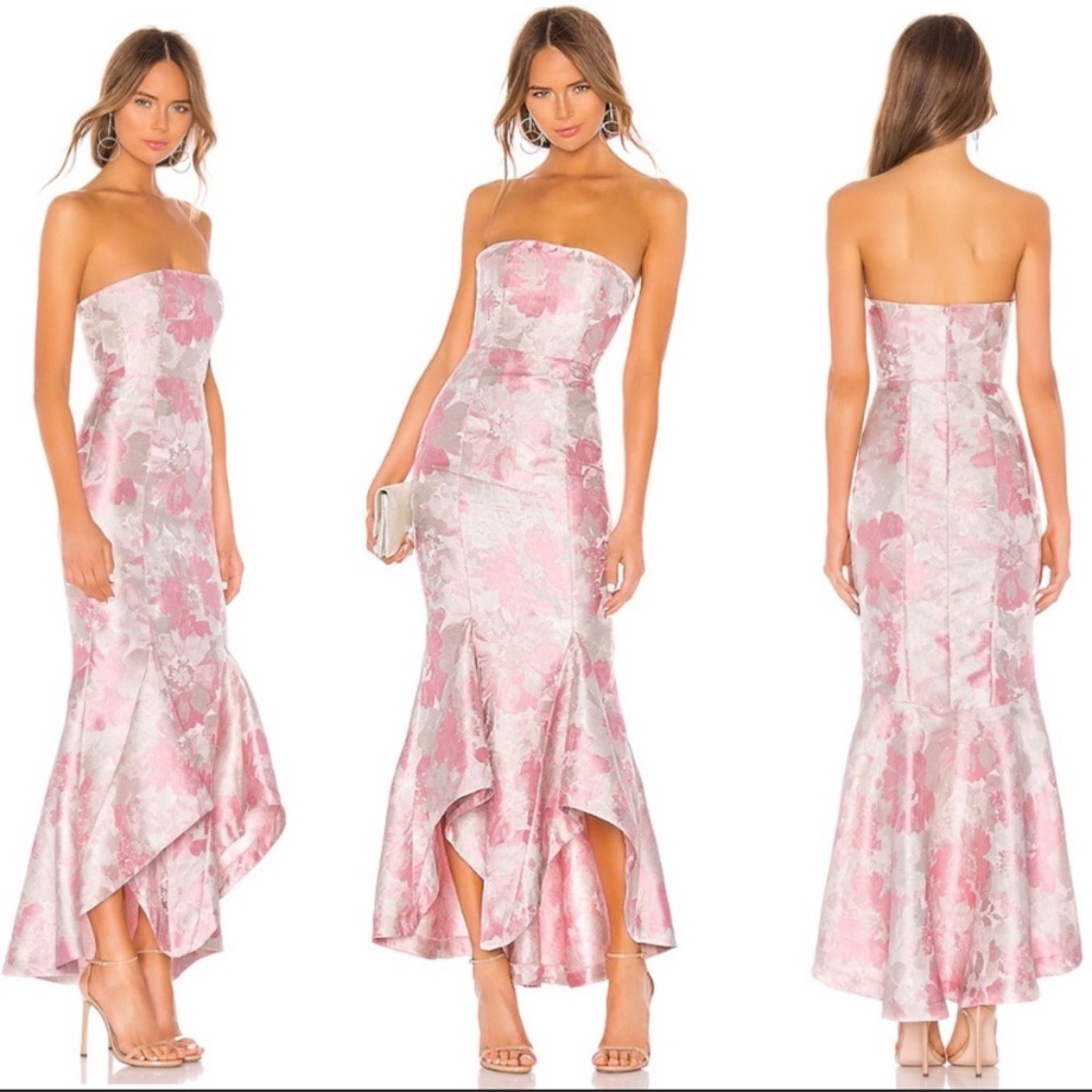 Lovers + Friends Pink Urgonia Gown Maxi Dress size M